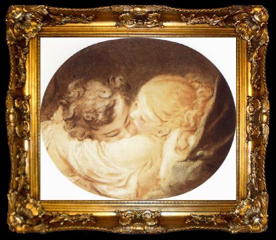 framed  Jean-Honore Fragonard Recreation by our Gallery, ta009-2